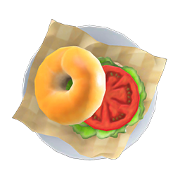 Tomato Bagel Sandwich