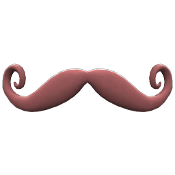 Animal Crossing New Horizons Curly Mustache Image