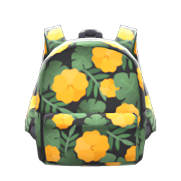 Main image of Botanical-print backpack