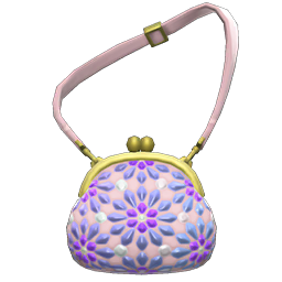 Main image of Beaded clasp purse