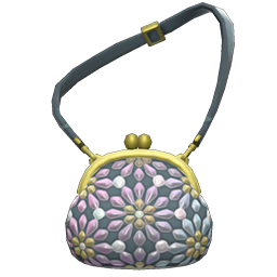 Image of Beaded clasp purse