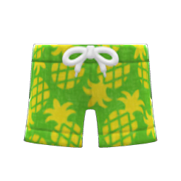 Main image of Pineapple aloha shorts