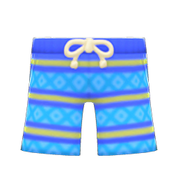 Vibrant shorts - Blue | Animal Crossing (ACNH) | Nookea