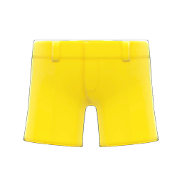 Formal shorts - Yellow | Animal Crossing (ACNH) | Nookea