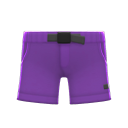 Outdoor shorts - Purple | Animal Crossing (ACNH) | Nookea