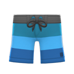 Surfing shorts - Blue | Animal Crossing (ACNH) | Nookea