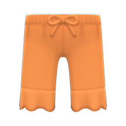 Frilly pants - Orange | Animal Crossing (ACNH) | Nookea