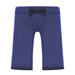 Kung-fu pants - Navy blue | Animal Crossing (ACNH) | Nookea