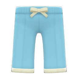 Kung-fu pants - Light blue | Animal Crossing (ACNH) | Nookea