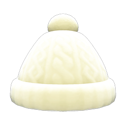 Image of Aran-knit cap