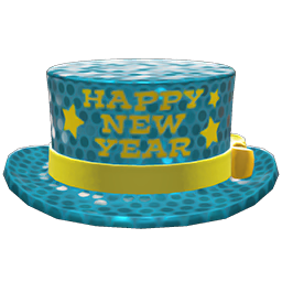 Chapeau haut de forme Happy New Year du Nouvel An