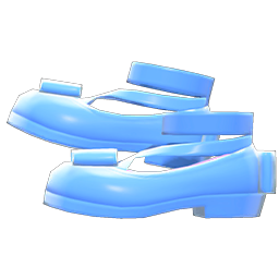 Main image of Shiny bow platform shoes