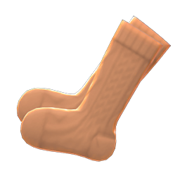 Main image of Aran-knit socks