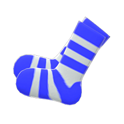Striped socks - Purple | Animal Crossing (ACNH) | Nookea