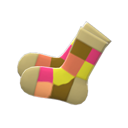 Main image of Sokken met kleurvlakken