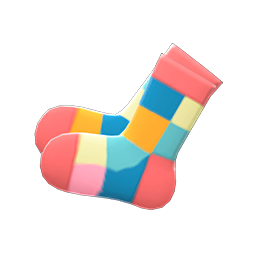 Image of Color-blocked socks