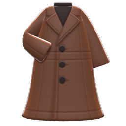 Main image of Long pleather coat