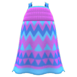 Main image of Zigzag-print dress