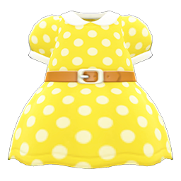 Main image of Belted dotted dress