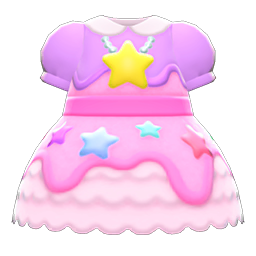 Dreamy dress - Pink | Animal Crossing (ACNH) | Nookea