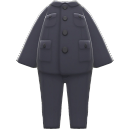 Main image of Suit with stand-up collar