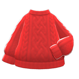 Image of Aran-knit sweater