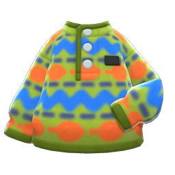 Animal Crossing New Horizons Printed Fleece Sweater Image