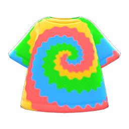 Animal Crossing New Horizons Tie-dye Shirt Image