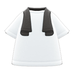 Image of variation Black towel & white shirt