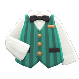 Main image of Shirt with striped vest