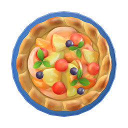 mixed-fruits pie