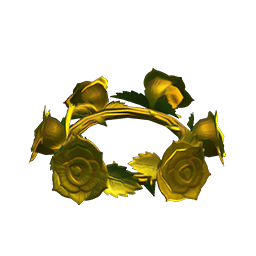 gold rose crown