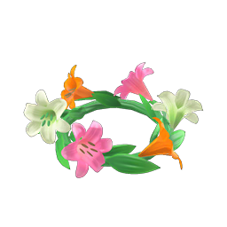 cute lily crown