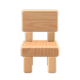 wooden-block chair