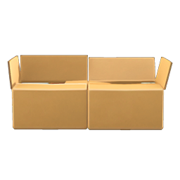 cardboard sofa