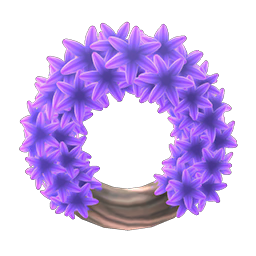 purple hyacinth wreath
