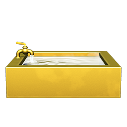 golden bathtub