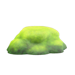 glowing-moss boulder