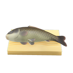 carp on a cutting board