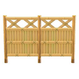 bamboo lattice fence
