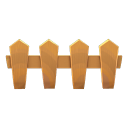 simple wooden fence