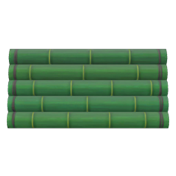 green bamboo mat