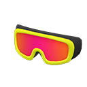 ski goggles [Yellow] (Pink/Yellow)