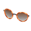 Kunststoffsonnenbrille [Hellbraun] (Orange/Braun)