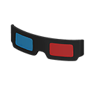 Secondary image of 3D glasses