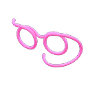 吸管眼鏡 [粉紅色] (粉紅色/粉紅色)