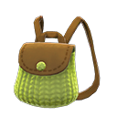 knitted-grass backpack