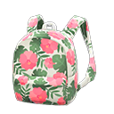 Secondary image of Botanical-print backpack
