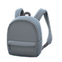simple backpack [Gray] (Gray/Gray)