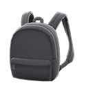 simple backpack [Black] (Black/Black)